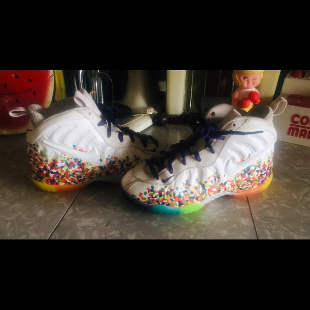 Boys fruitti pebbles foamposites 2.5 rare